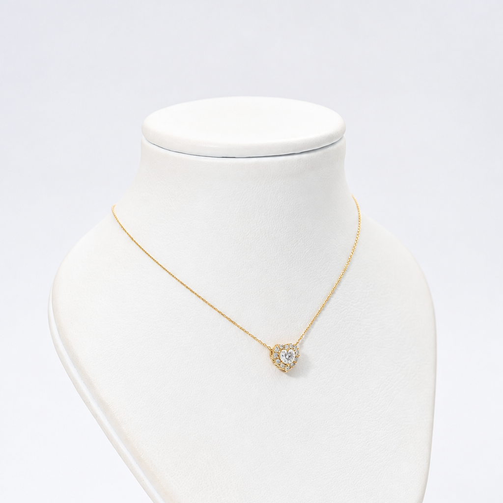 81. Cadena corazon Diamante