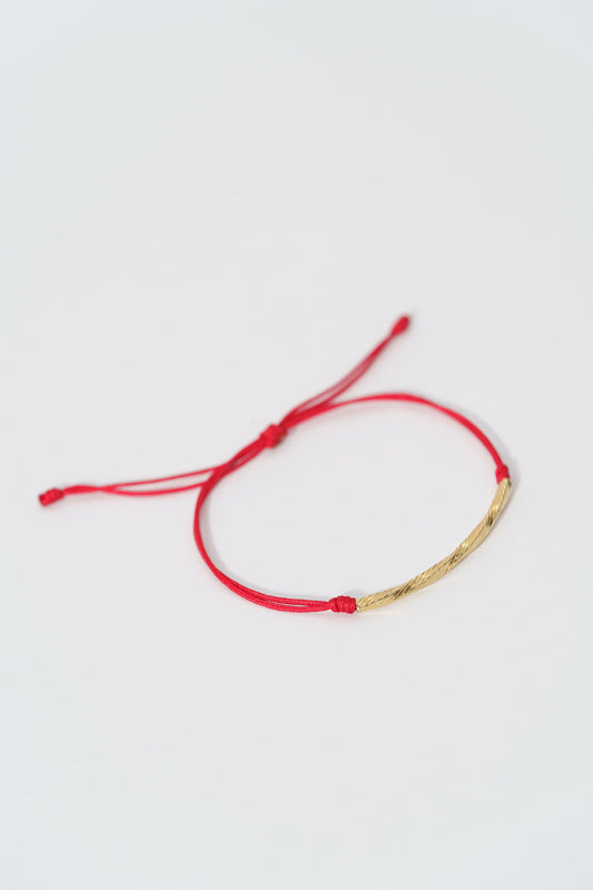 42. PULSERA BARRA TEJIDA