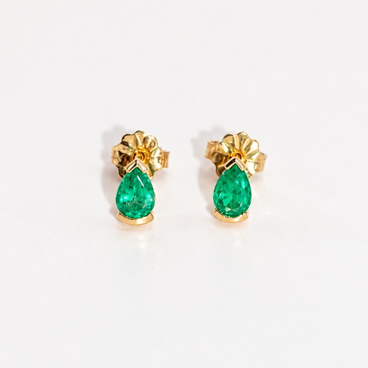 Aretes Drops Esmerald