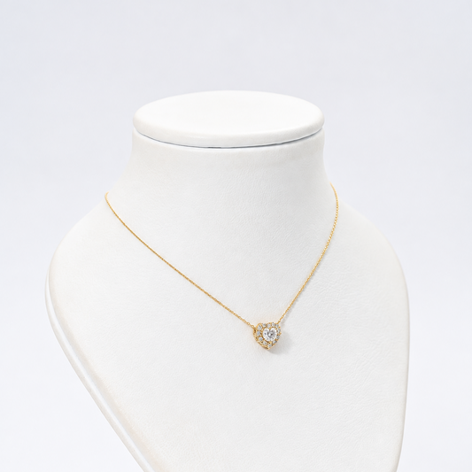 81. Cadena corazon Diamante
