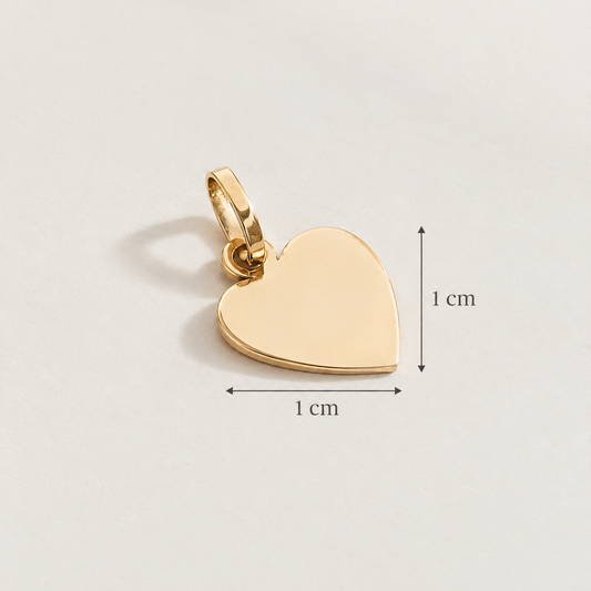 Dije Corazón | Placa Personalizada