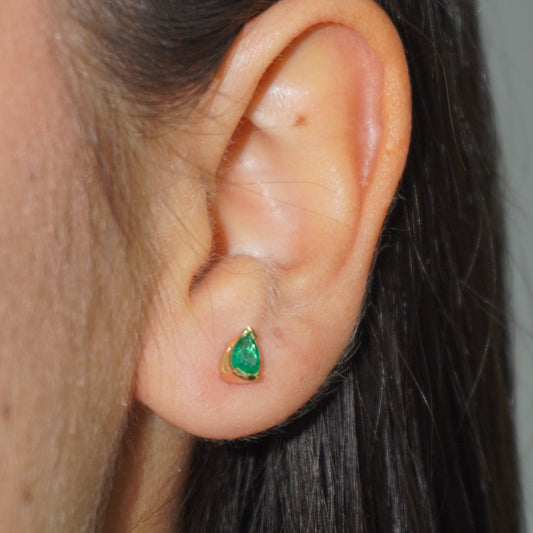 Aretes Drops Esmerald