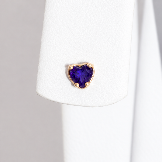 Aretes Petite Heart Blue