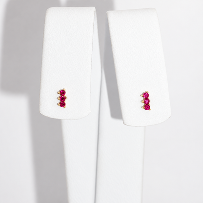 Aretes Line Rubi