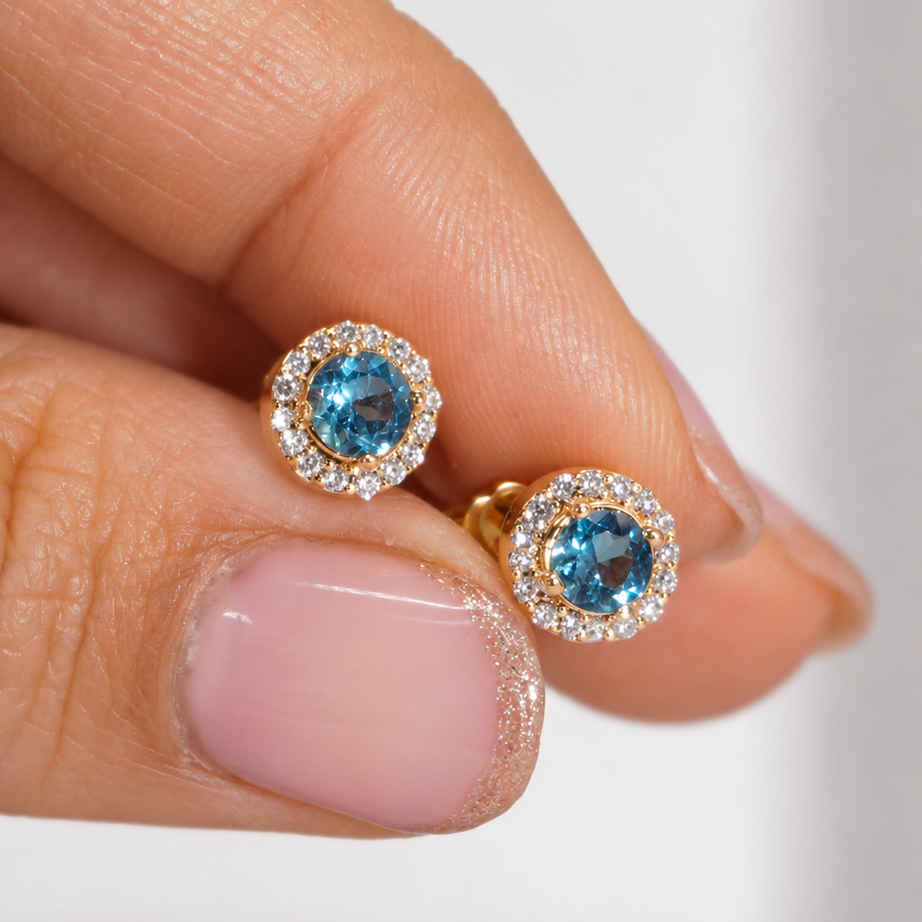 Topos Halo TopacioBlue & Diamantes Del Laboratorio