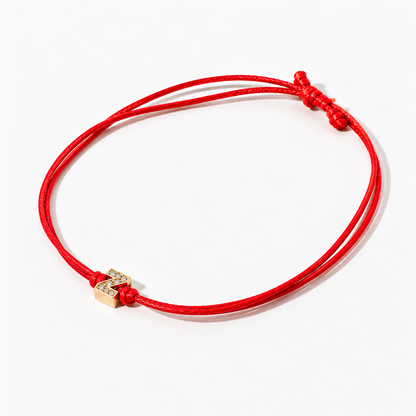 Pulsera De Cadena Con Inicial